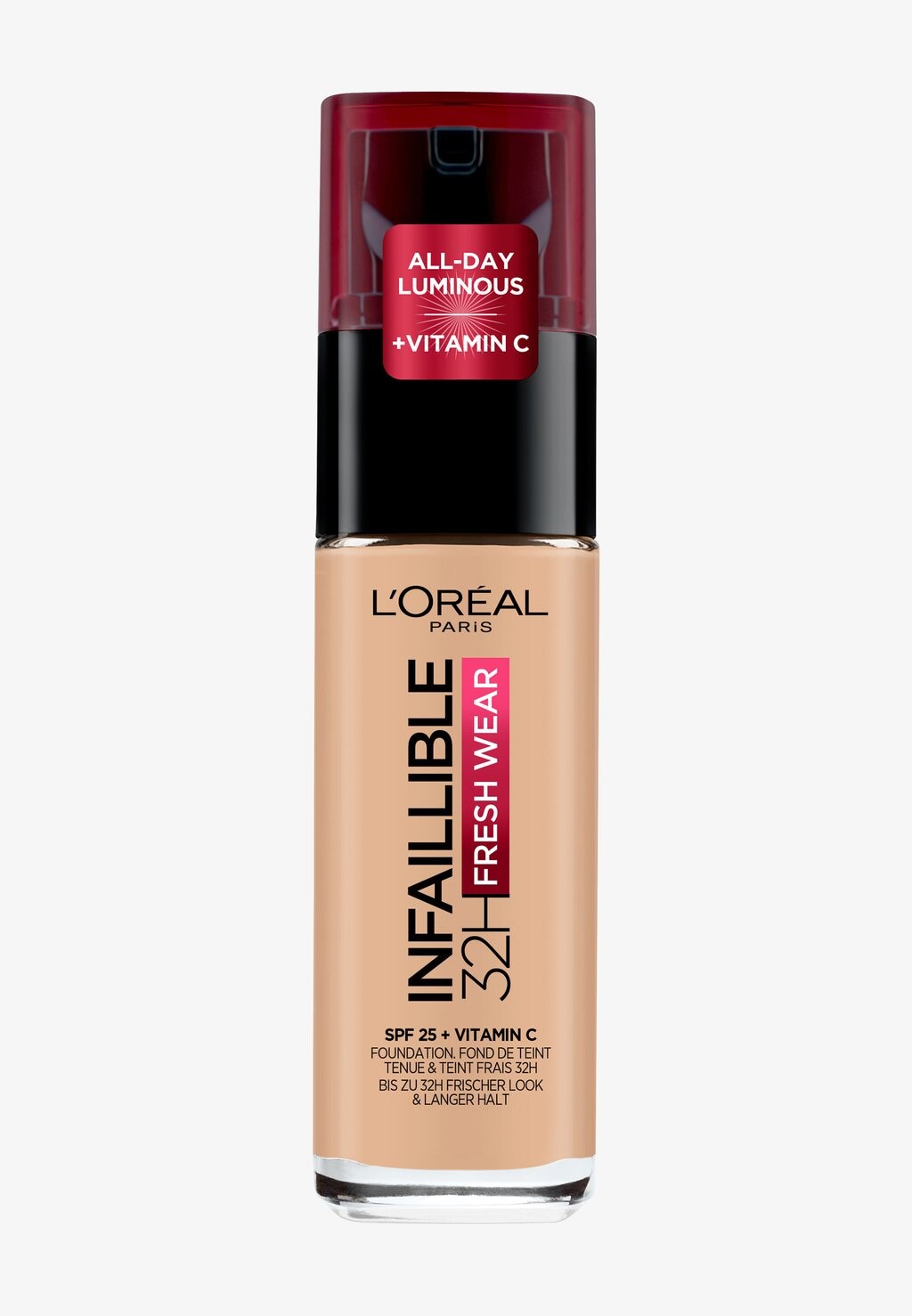 

Тональная основа INFAILLIBLE 32H FRESH WEAR MAKE-UP L'Oreal, цвет 120 vanilla