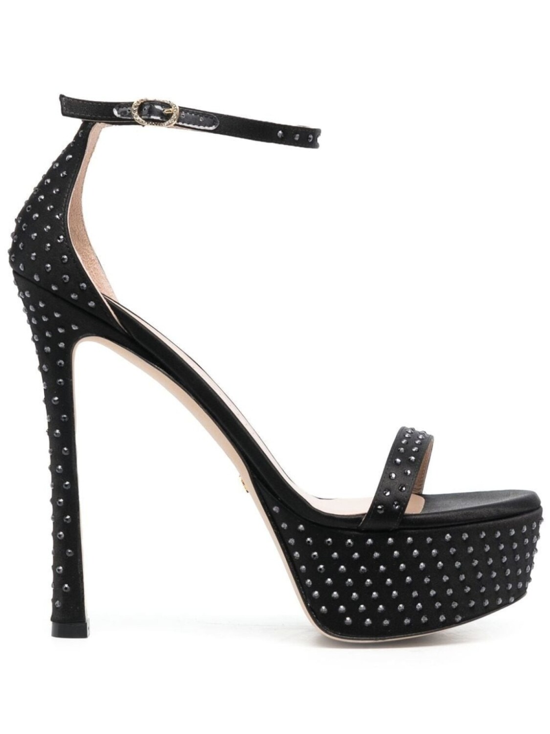 

Stuart Weitzman босоножки на платформе с кристаллами, черный