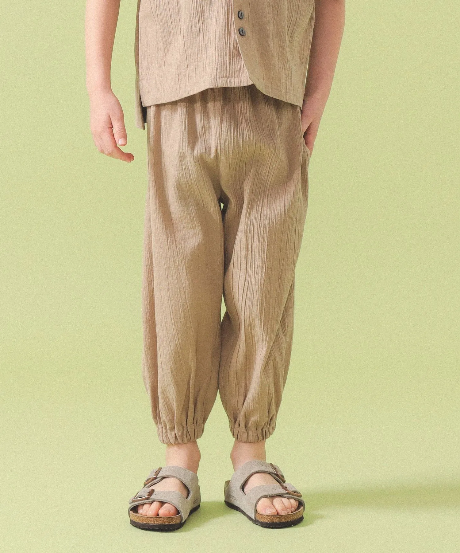 Брюки Willow Easy Pants 2026SS (90~140 см) Kodomo Beams, BEIGE