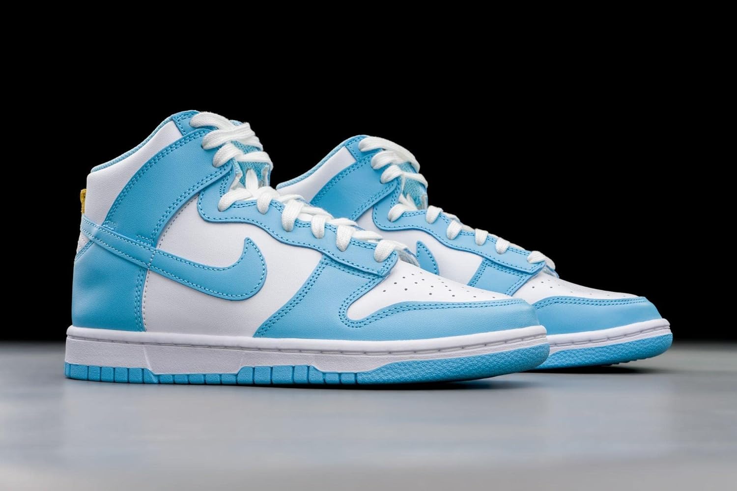 Кроссовки Nike Dunk High Black White (2021) Код модели: DD1399-105, Blue Chill Blue Chill White — фото 3