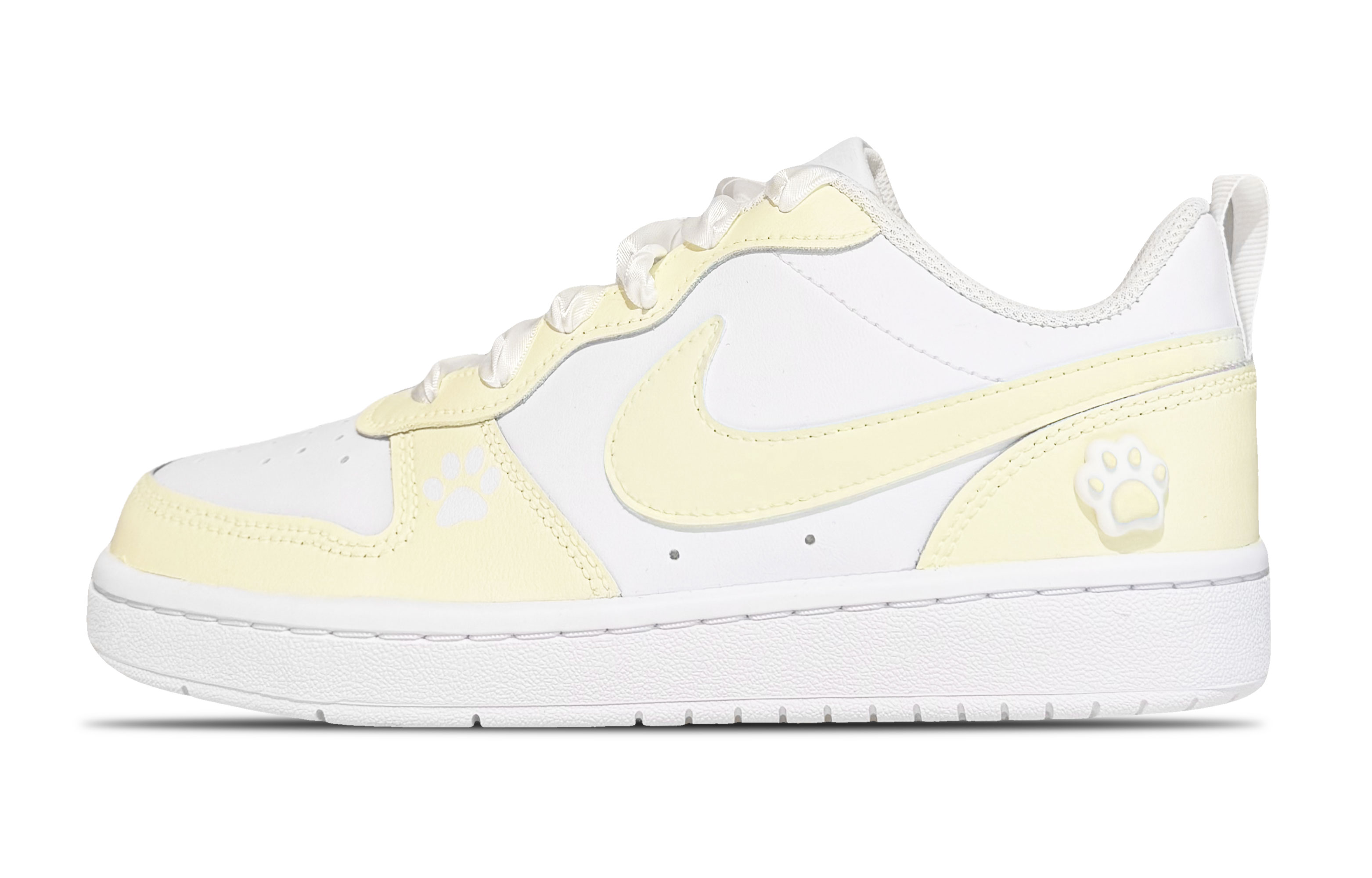 

Детские кроссовки для скейтбординга Court Borough Low 2 Low Top для подростков Nike, желтый