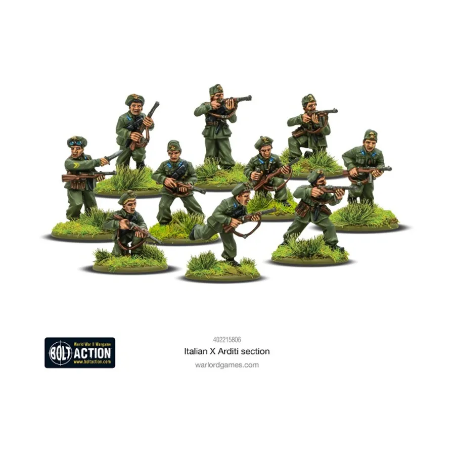 

Итальянская секция X Arditi, Bolt Action - Italian - Italian Army (28mm)