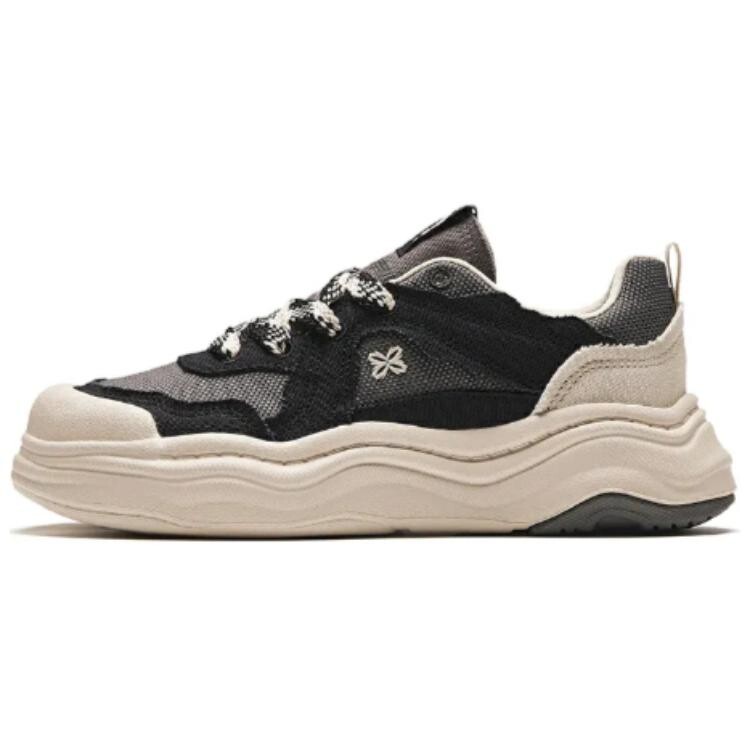 

Кроссовки ANTA Skateboarding Shoes Women's Low-top, черный/белый/серый