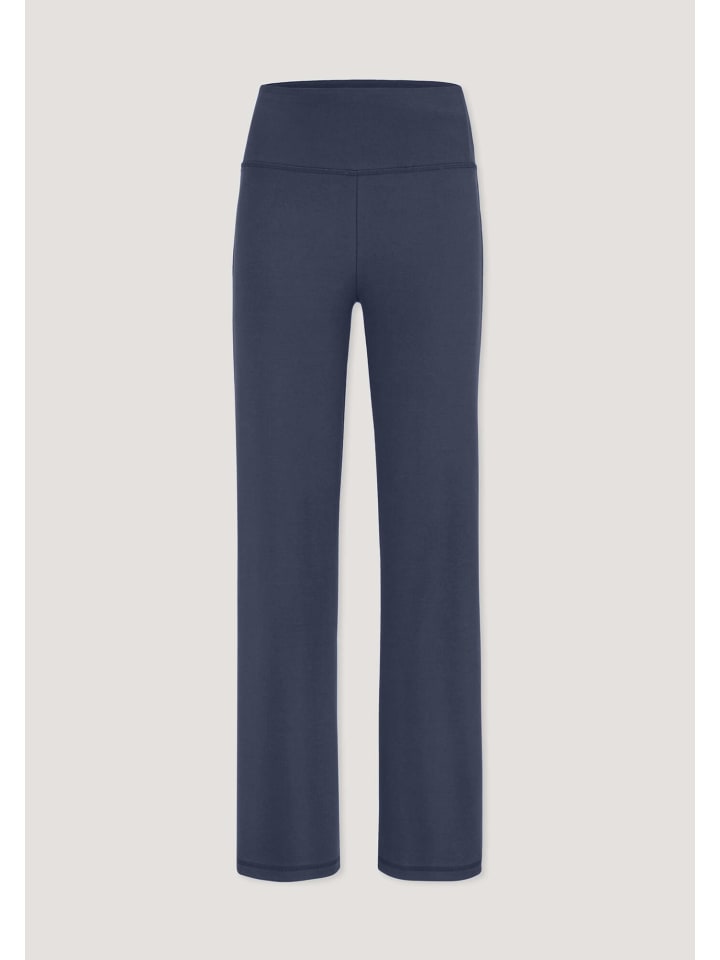 

Широкие спортивные брюки Hessnatur ACTIVE COMFORT из органического хлопка темно-синего цвета