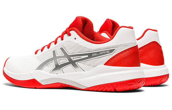Кроссовки Gel Game 7 красные Asics, белый — фото 3
