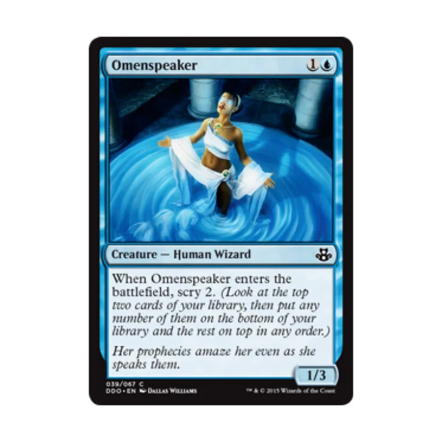 

CCG Говорящий с предзнаменованиями (С), MTG - Duel Decks - Elspeth vs. Kiora