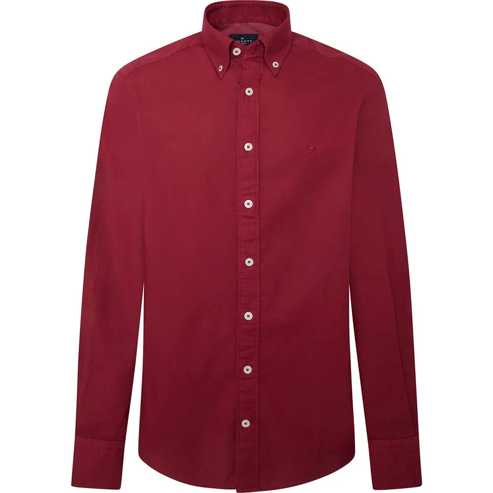 

Рубашка Hackett Dyed Oxford, красный
