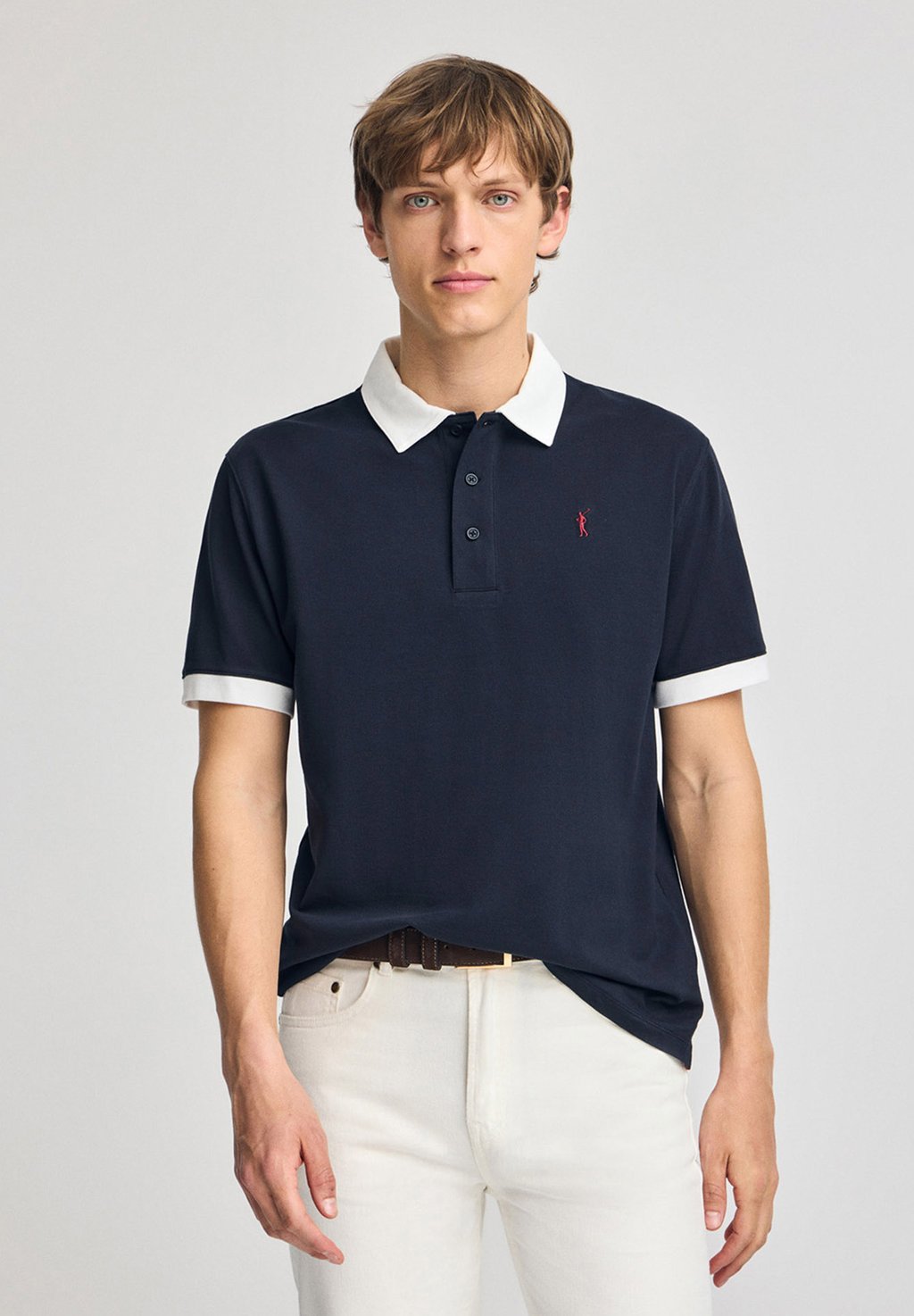 

Рубашка поло REGULAR FIT BUTTONS DAREH Polo Club, синий