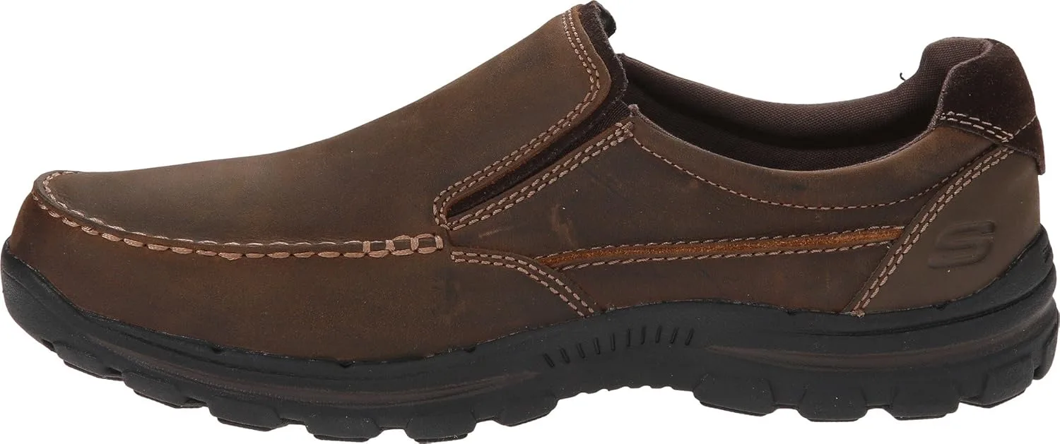 Мужские лоферы Skechers USA Braver Randon, темно-коричневый — фото 2