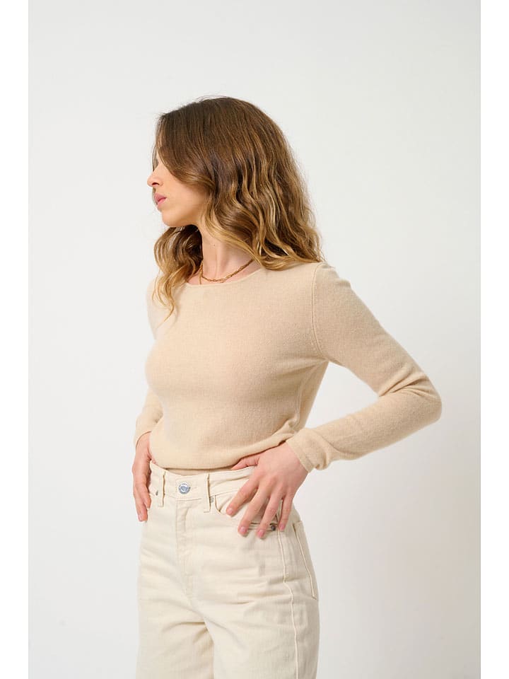 

Кашемировый пуловер AUTHENTIC CASHMERE, бежевый