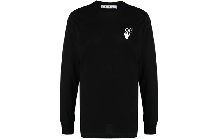 

Лонгслив мужской Off-White с логотипом, черный