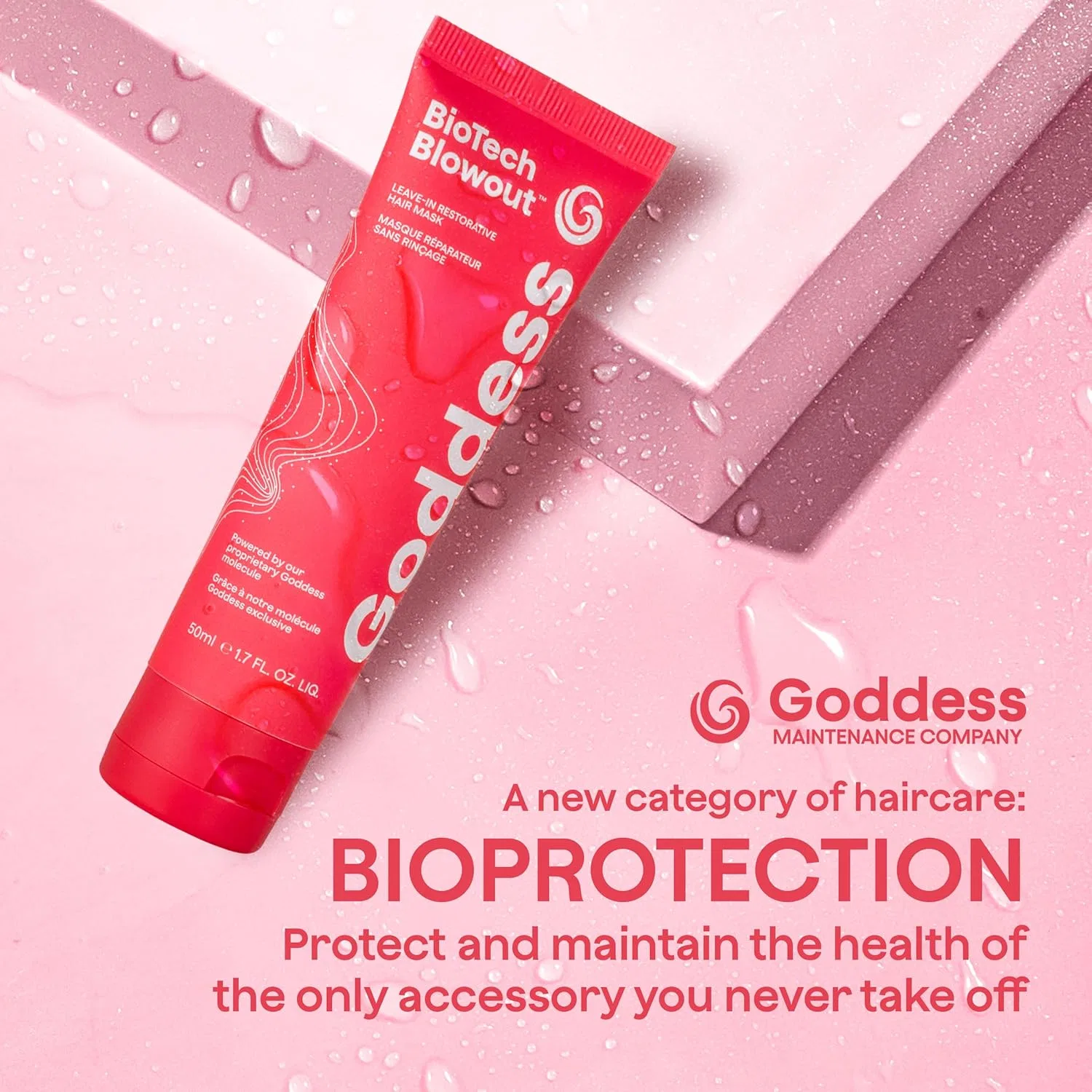Несмываемая маска для поврежденных волос BioTech с термозащитой до 230°C, 50 мл Goddess Maintenance Company, Hair Mask — фото 4