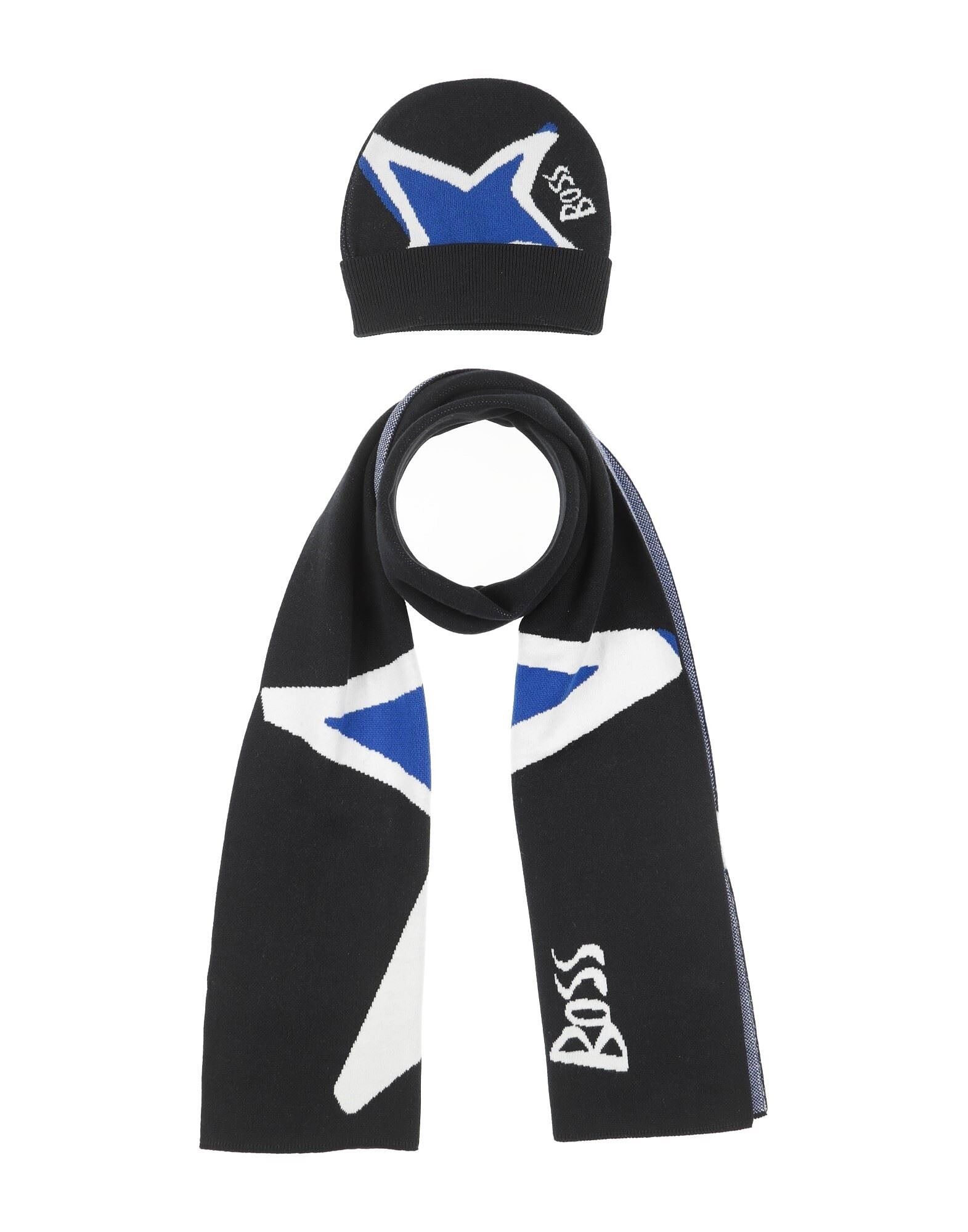 

Комлпект из шапки и шарфа Boss, полуночно-синий