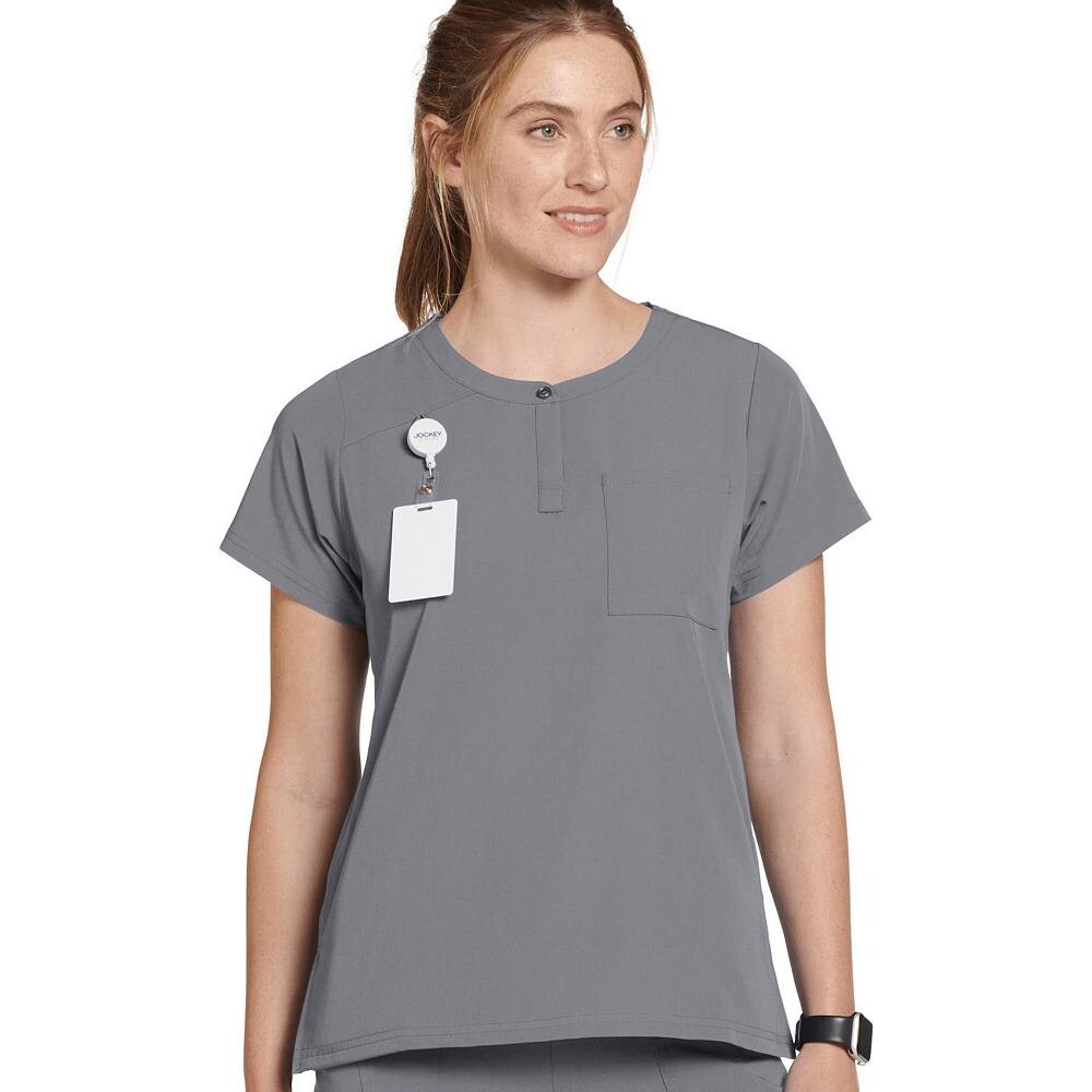 

Женские скрабы Jockey Henley Top 2480, цвет Pewter