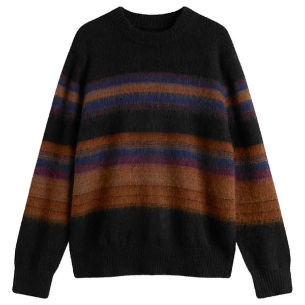 

Джемпер в полоску Wilde Wax London, черный & темно-мультиколор