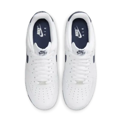 Кроссовки Nike Air Force 1 '07, цвет White/White/Midnight Navy — фото 4