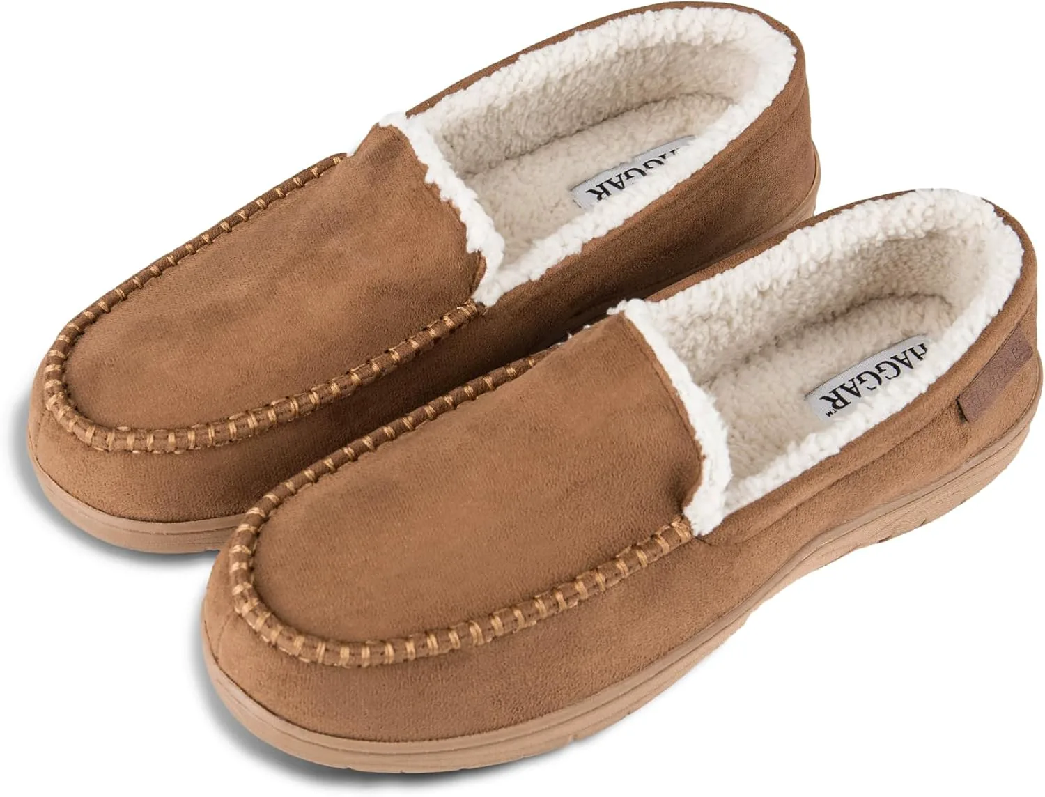 Мужские домашние тапочки Haggar Venetian Slipper для дома и улицы с комфортом из пены с эффектом памяти — фото 4