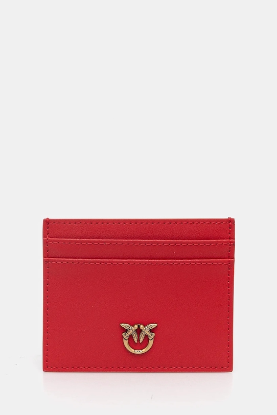 

Кожаный чехол для карт Pinko, красный