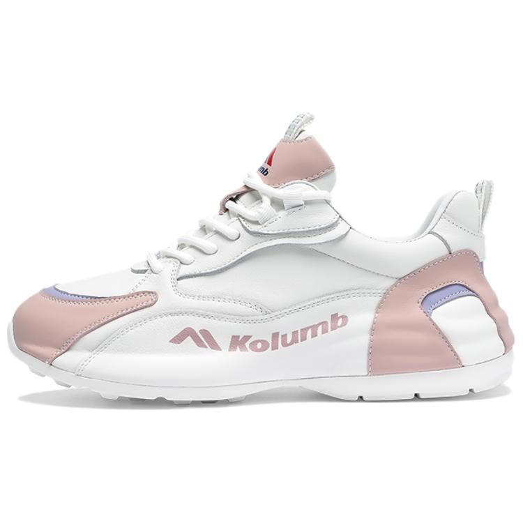 

Кроссовки для образа жизни Женские низкие Kolumb, белый/фиолетовый