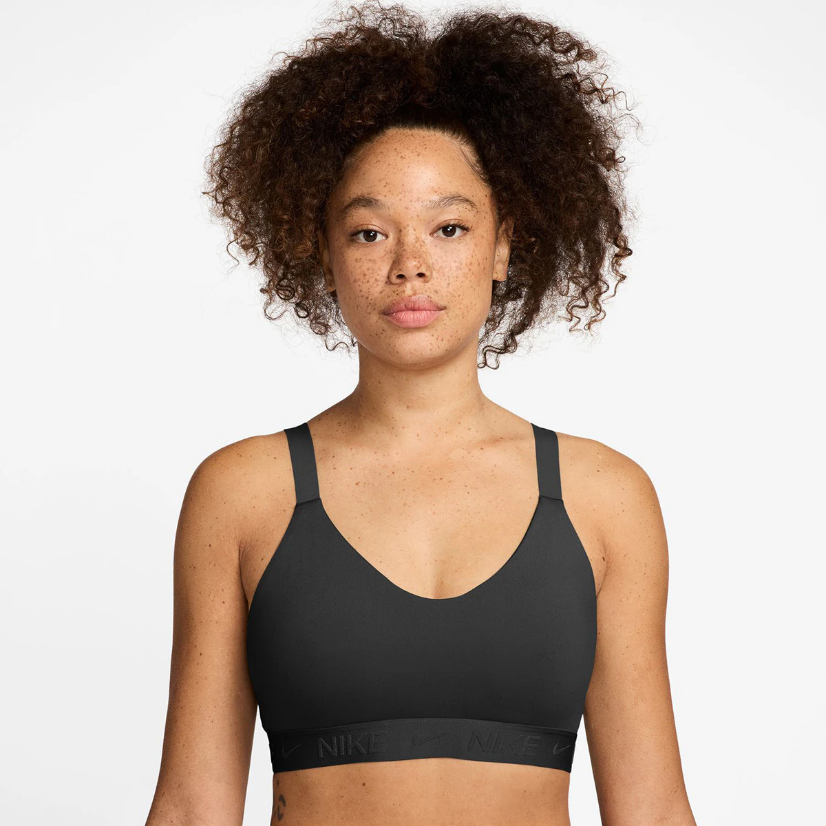 

Женская футболка Nike Indy Medium Support, черный