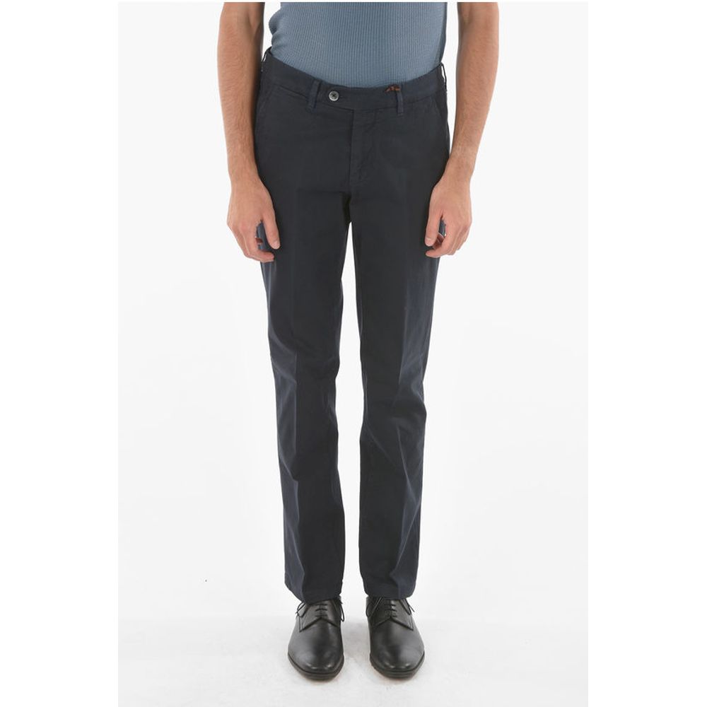 

Синие хлопковые брюки Corneliani, Blue