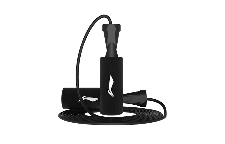 

LINING Скакалка для фитнеса взрослые контроллер пена, трос pvc tpe 2,8m black