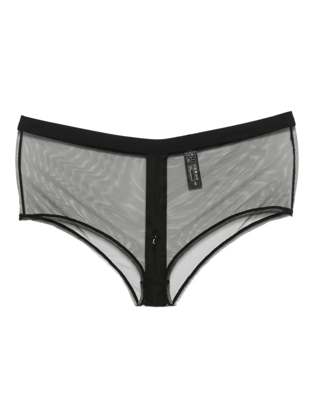 

Открывающиеся шорты из сетки Pure Tentation Maison Close, черный