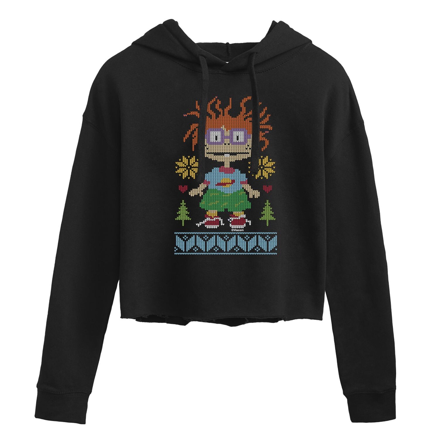 

Худи с капюшоном Juniors' Rugrats Christmas Chucky Licensed Character, черный