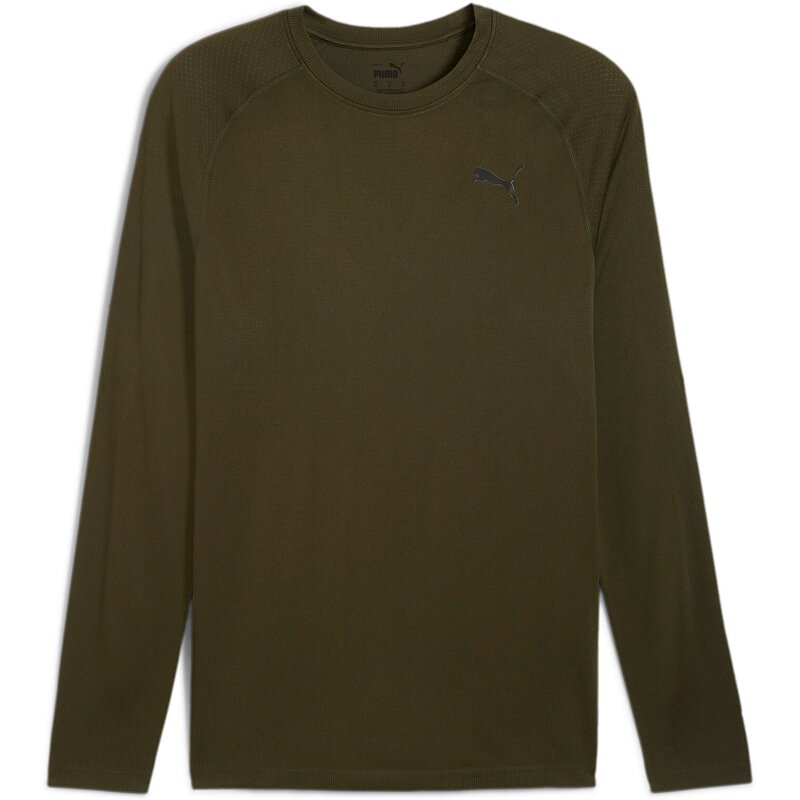 

Футболка formknit seamless ls tee Puma, зеленый