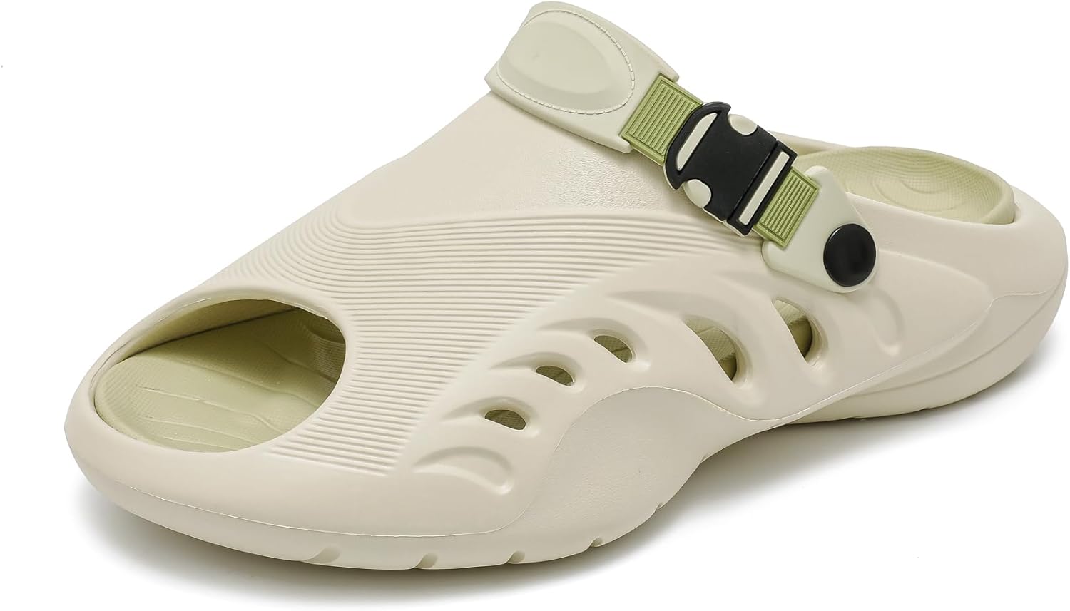 

XCUT Женские и мужские сабо, легкие сандалии из ЭВА с вентиляционными отверстиями и задним ремешком, зеленый
