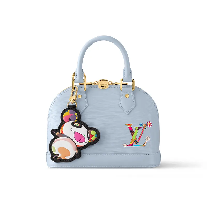 

LOUIS VUITTON Сумка Takashi Murakami Alma Bb в технике washed blue