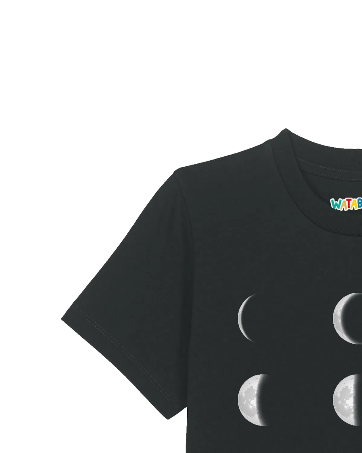 Футболка 'Moonphases' Watabout.Kids, Black — фото 3