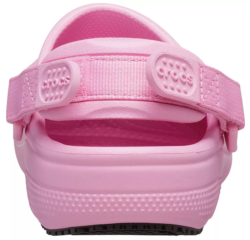 Классические нескользящие рабочие сабо Crocs, розовый — фото 4