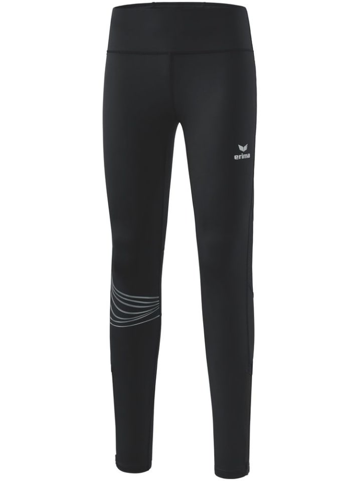 

Спортивные брюки "Racing Lauftight Lang" черного цвета erima