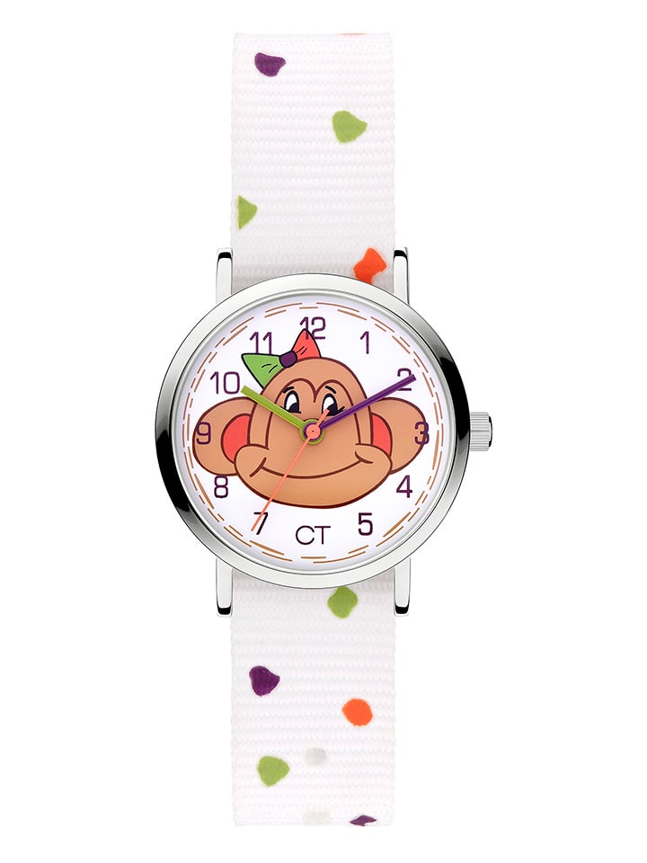 

Cool Time Кварцевые часы белого/разноцветного/серебристого цвета