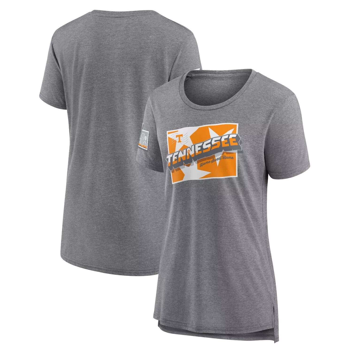 

Женская футболка с логотипом Fanatics Heather Grey Tennessee Volunteers Fan Fanatics