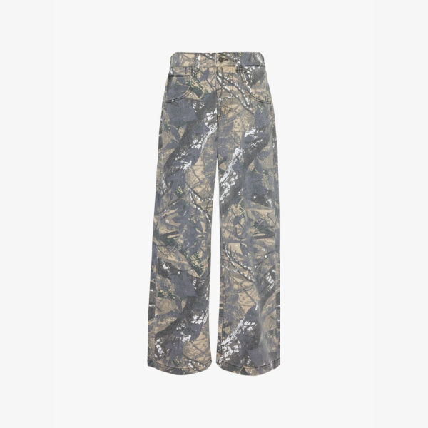 

Джинсы Camo Colossus с низкой посадкой Jaded London, коричневый