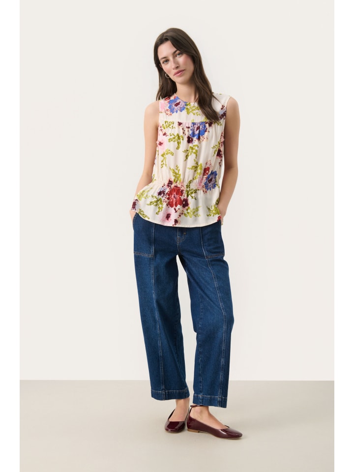 

Блузка без рукавов TilliePW, прямого кроя, с разноцветным цветочным принтом PART TWO