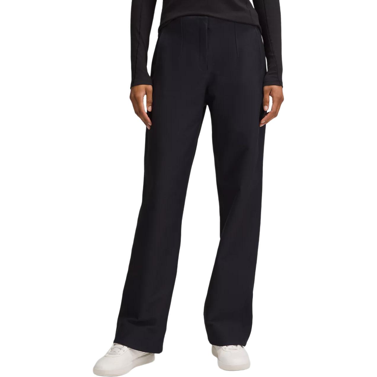 

Utilitect Расслабленные Брюки Mid Rise Повседневные Штаны Женские Lululemon, Черный