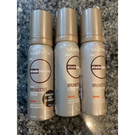 

Shade Memory Rich Brunettes Пенный кондиционер Теплый 2,5 унции Matrix