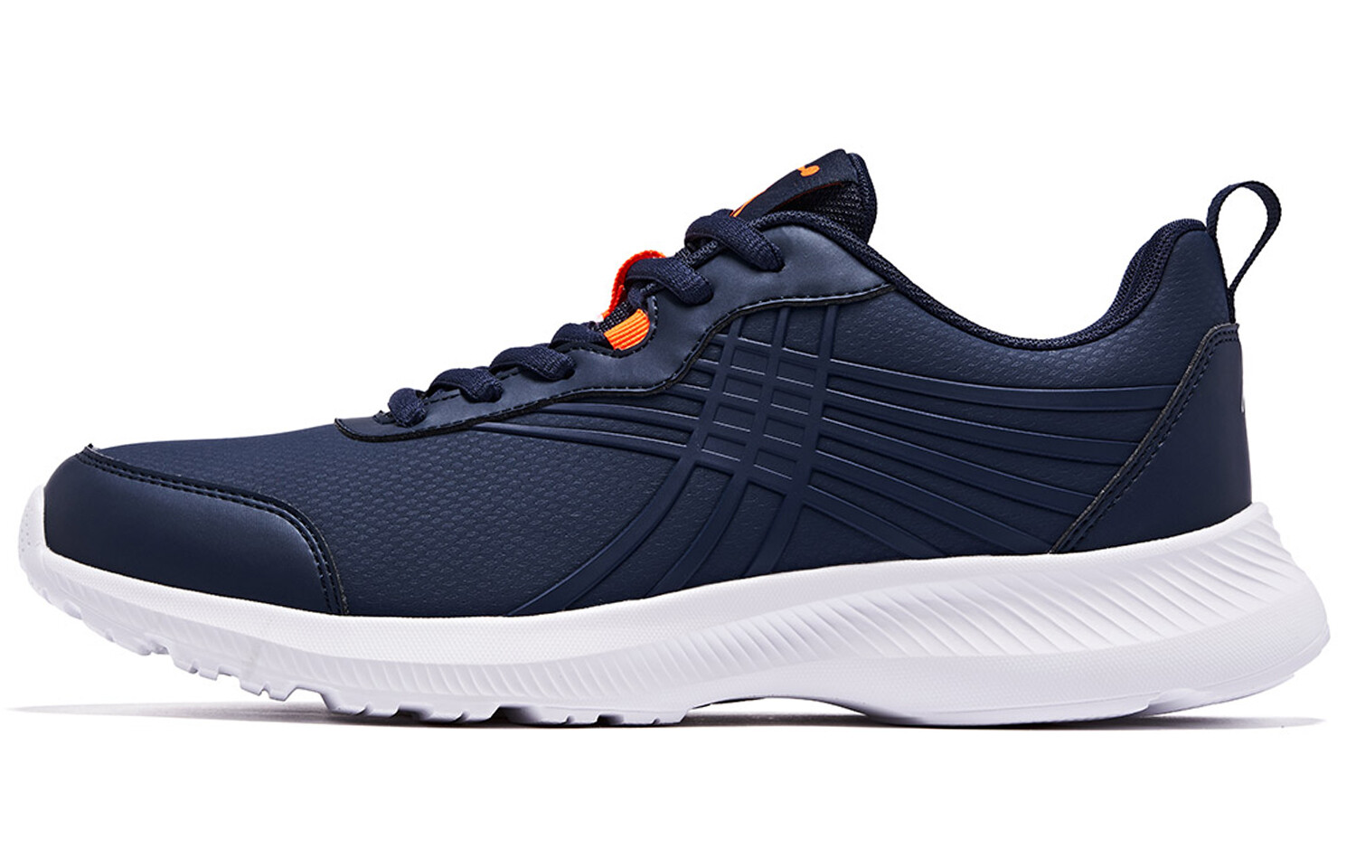 

Кроссовки мужские низкие Deep Navy Blue Shiny Orange Qiaodan