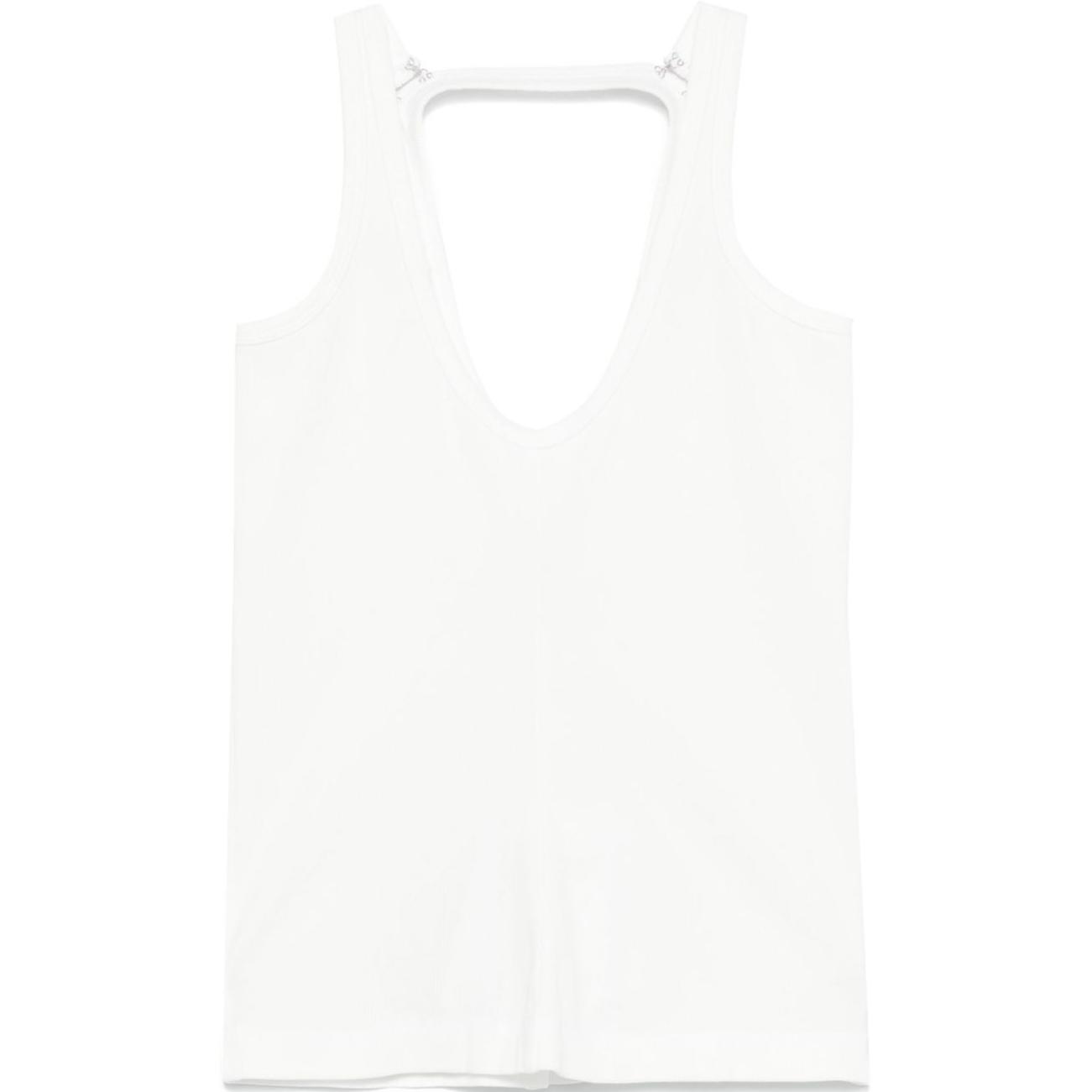 

Майка с ремешком MM6 Maison Margiela, белый