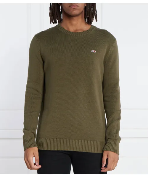 

Свитер Slim fit Tommy Jeans, зеленый