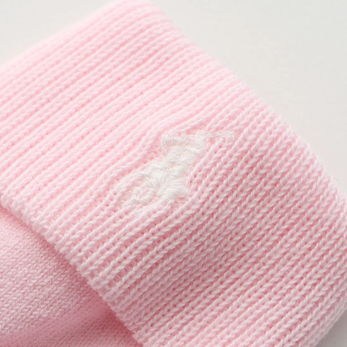 Детские носки I&T с логотипом POLO и двойной складкой. Polo Ralph Lauren, 12. Pink — фото 2