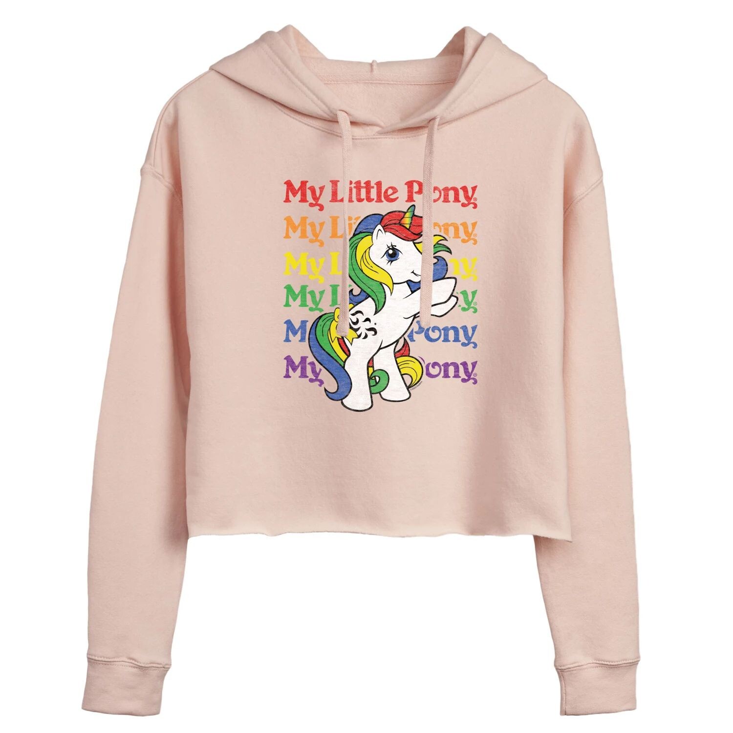 

Укороченное худи с радужным рисунком My Little Pony для юниоров Licensed Character