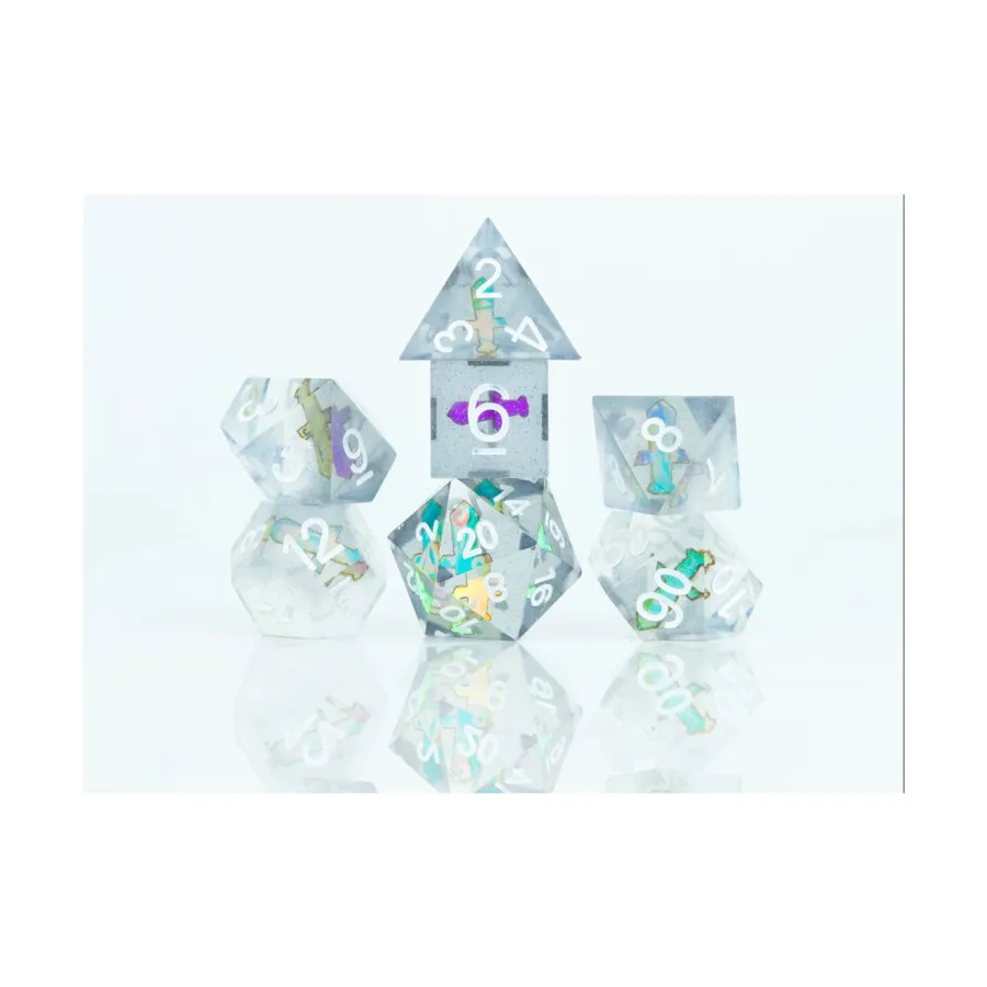 

Поликомплект — острый кинжал (7) — 22 мм, RPG Dice Sets