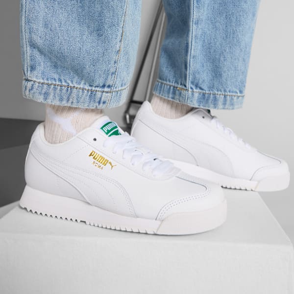 Кроссовки для больших детей Roma 24 Standard Puma, белый — фото 2