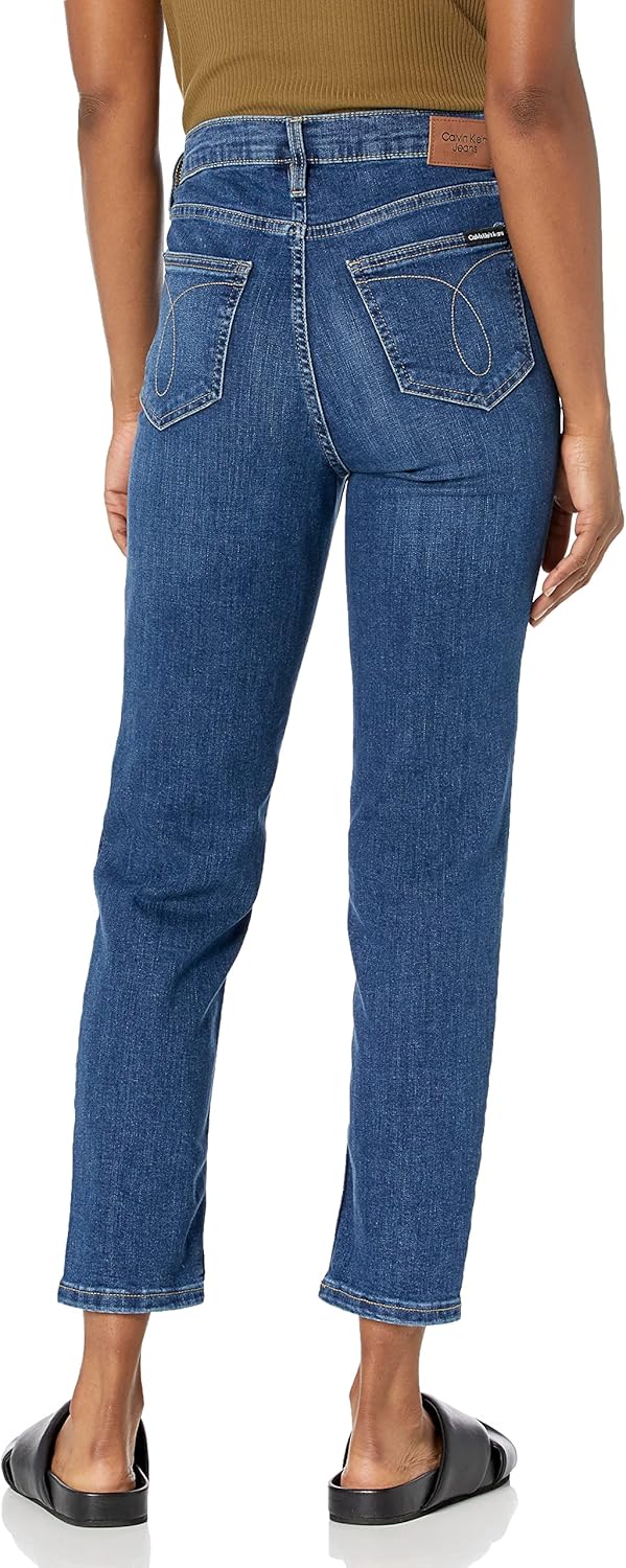 Женские облегающие джинсы Calvin Klein с высокой посадкой Whisper Soft Denim, Malibu — фото 2