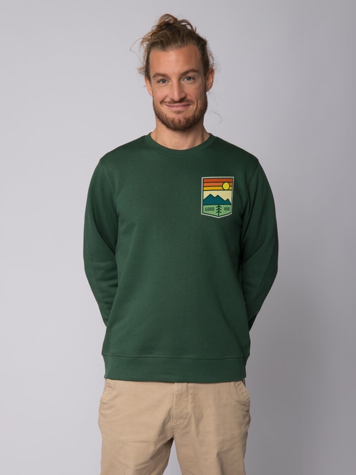 

Толстовка wat Apparel Good Vibe, цвет bottle green