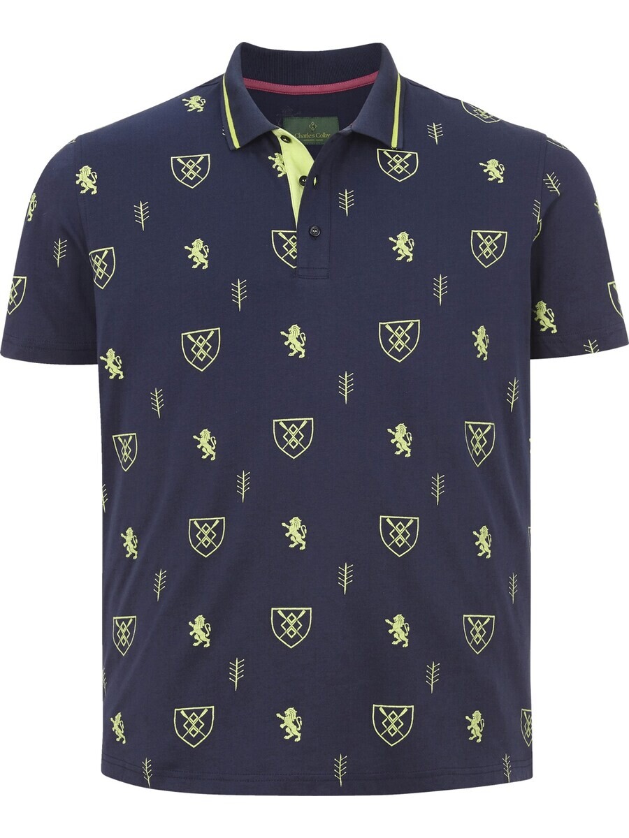 

Футболка Charles Colby EARL AONGHUS, темно-синий